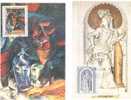 33273)n°3 Cartoline Illustratorie U. Boccioni - G.serpotta - T. Marinetti Con 150£ + Annullo - Nuove - Kunstvoorwerpen