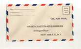 - ETATS UNIS . POSTE AERIENNE 1961... ENVELOPPE PERSONNALISEE NON UTILISEE - 3c. 1961-... Briefe U. Dokumente