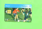 BELGIUM - Chip Phonecard/Sport/Womens Football - Met Chip