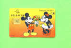 BELGIUM - Chip Phonecard/Disney/Mickey And Minnie Mouse 1 - With Chip