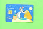 BELGIUM - Chip Phonecard/Disney/Lady And The Tramp - Mit Chip