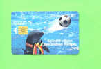 BELGIUM - Chip Phonecard/Dolphin And Football - Avec Puce