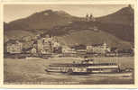 Königswinter Am Rhein Mit Drachenburg Und Drachenfels Un Dampfer Cekade Kupfertiefdruck N° 1419 - Königswinter