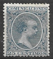 ES221SASF-L3467TESPTAN.Spain.Espagne  .ESPAÑA.ALFONDO  Xlll 1888/9.(Ed 221*) Con Fijasellos..MAGNIFICO - Nuevos