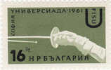 1961 Bulgaria - Universiadi - Scherma