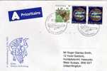 Carta Aerea ZURICH (suiza) 1996. Flughafen. Pro Patria - Lettres & Documents