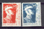 Norway 1972 Mi. 638  80 Ø + 1.20 Kr 100 Geburtstag Von Birthday Of King König Haakon VII MNH - Unused Stamps