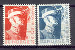 Norway 1972 Mi. 638  80 Ø + 1.20 Kr 100 Geburtstag Von Birthday Of King König Haakon VII MNH - Neufs