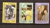 Ouganda Uganda 1986 Yvertn° 410-12 *** MNH Cote 6 € Reine Elizabeth II - Uganda (1962-...)