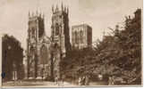 Rppc YORK ENGLAND UNITED KINGDOM The Minster WEST FRONT Walter Scott Photo C-unknown - York