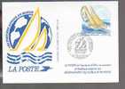 Souvenir De La Poste Les Postiers Au Bout Du Monde CAD The Whitbread Cherbourg 25-09-1993 - Fac Similé Tp 2831 - Pseudo-officiële  Postwaardestukken
