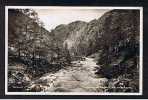 Real Photo Postcard Rapids View From Aberglaslyn Bridge Caernarvon Wales Ref 496 - Caernarvonshire