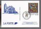 Souvenir De La Poste CAD Périgueux 16-12-1994 - Fac Similé Vitrail Cathédrale Du Mans Légende Saint Etienne Tp 2859 - Enteros Administrativos