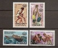 ESPAÑA 1976 - JUEGOS OLIMPICOS DE MONTREAL  - Edifil 2340-43 - YVERT 1986-1989 - Rowing