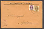 Deutsches Reich Messungsamt VOLKACH Dienst Cover 1921 To Geroldshofen - Officials