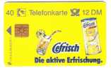 Germany - S 54/92 - Cefrisch Drink - Chip Card - S-Series : Tills With Third Part Ads