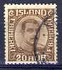 ##Iceland 1922. King Christian. Michel 101.  Cancelled(o) - Usati