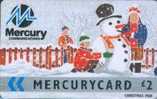 # UK_OTHERS MERCURY-MS5 Christmas 88 2 Gpt 10.88 Tres Bon Etat - [ 4] Mercury Communications & Paytelco