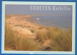 Frankreich; Erdeven; Vue Aérienne Plage De Kerhillio; Morbihan - Erdeven