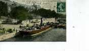 75 SEINE DANS PARIS PORT ST NICOLAS TUILERIES  N ° 434 ANIMATION BEAU PLAN - The River Seine And Its Banks