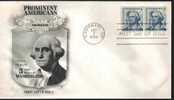 Fdc Usa 1966 Histoire Indépendance USA George Washington 1732 1799 - Indépendance USA