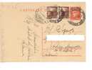 $$62 Intero Postale Turrita 60 Cent + Democratica £1,20x2 28-11-1946 - Marcophilia