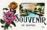 SUIPPES (51) Carte Fantaisie Souvenir De - Autres & Non Classés