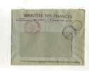 - FRANCE MARCOPHILIE . FRANCHISE CIVILE . ENVELOPPE DU MINISTERE DES FINANCES DE 1965 - Frankobriefe