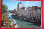 Brugg Aargau Schwarzer Turm Mit Aarebrücke 1968 - Brugg