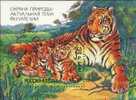 1992 RUSSIA Nature Conservation MS-Tiger Cubs - Blocs & Hojas