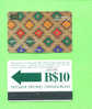 BRUNEI - Magnetic Phonecard/Fabric Pattern - Brunei