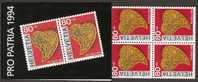 000 Suisse Carnet Pro Patria 1994 - Postzegelboekjes