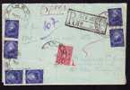 Monetary Reform 1948 Reg. Cover Nice Franking 6x Stamps Very Rare!!! - Covers & Documents