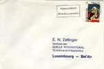 Carta LUXEMBURGO 1981. Timbres Caritas - Brieven En Documenten