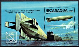 Nicaragua - Block 158 Postfrisch / MNH ** (A149) - Zeppelines