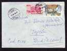 2 Stamps On Cover 1998 Romania. - Used Stamps