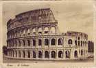 Z3094 Italy Lazio Roma Colosseo Used PPC 1938 - Colosseum