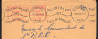 1953 France 83  Krag  St Raphael Vin De Provence  Vino Raisin Vignoble Wine Grape Vineyard Sur Lettre Entiere - Vins & Alcools