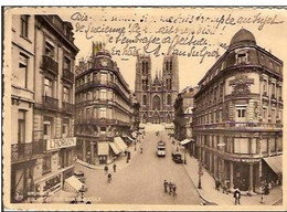 BRUXELLES-TRAM RUE Ste GUDULE-ORFEVRERIE WISKEMANN-DENTELLES BERTINE LEEFSON - Nahverkehr, Oberirdisch