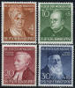 Germany B327-30 XF Mint Never Hinged Portrait Set From 1952 - Neufs