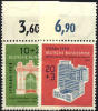 Germany B332-33 Mint Never Hinged Semi-Postal Set From 1953 - Unused Stamps