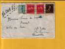 695+725+749 Op EXPRES- Brief Met Telegraafstempel ST-GILLIS-BRUSSEL / GEMEENTEHUIS !!!!!!!!!!!!!!!!!!!!!(VK) - Storia Postale