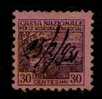 1930 - CASSA NAZIONALE ASSICURAZIONI SOCIALI - Centesimi  30 - Revenue Stamps