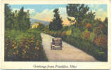 Lot 2 PC Greetings From Franklin With Old Cars, OH Publ Landscape 24 Designs - Other & Unclassified