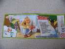 KINDER - BPZ ASTERIX - OBELIX DE096 - Notes