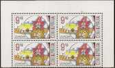 Czech Republic Europa 2002 Clown - Cirque - Circus Block Of Four MNH - 2002