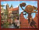 Breisach - Zweibildkarte Münster Sonnenmännchen - Breisach