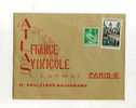 - FRANCE . COURRIER COMMERCIAL . ENVELOPPE DE L´ATLAS DE LA FRANCE VINICOLE (timbrée) - Rechnungen