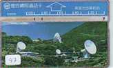 Télécarte TAIWAN Satellite Antenne ESPACE (47) Telefonkarte  Satellitenschüsssel Phonecard -  Antenna - Espacio