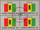 1980 UNO Flagge Ruanda New York 362,4-Block+Kleinbogen O 5€ Bloque Hojita Bloc M/s United Nation Flag Sheetlet Bf RWANDA - Usados